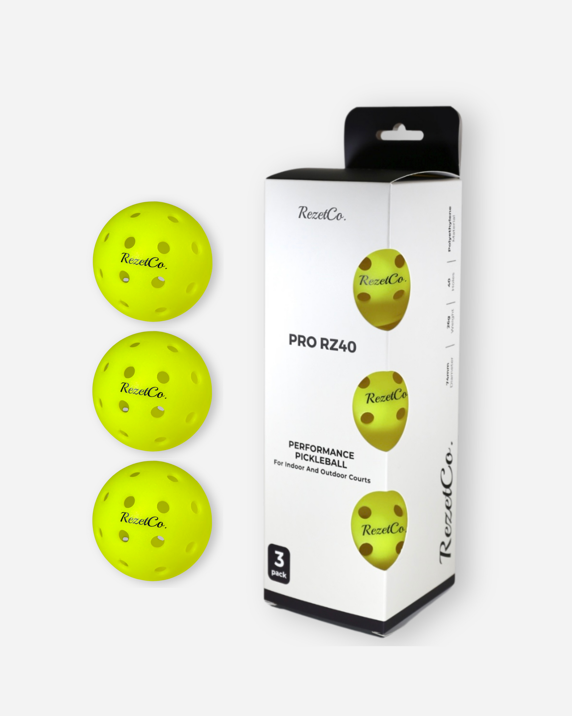 PRO RZ40 Pickleball – RezetCo.